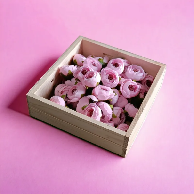 Baby pink peony flower pack of 50 - Image 2