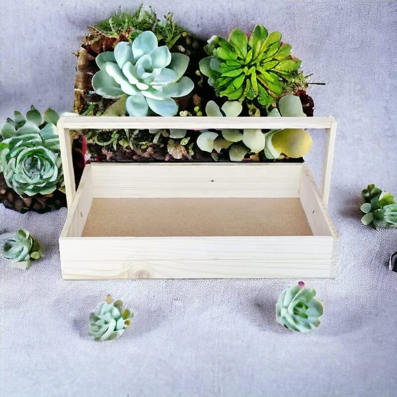 Pine wood tray 12x8 inches for Decoration or Gifting - Image 4