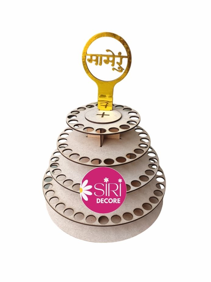 Mameru jutta churai small money tree platter 4 layer