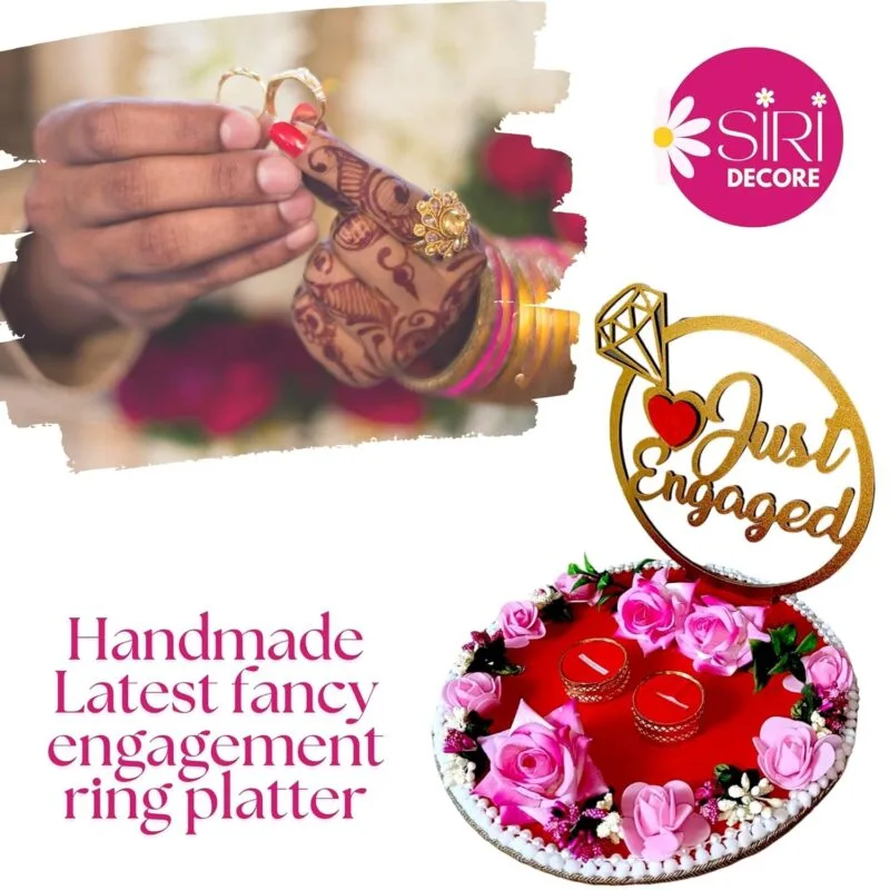 Engagement Ring Platter : Ceremony Tray - Image 3