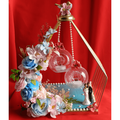 Elegant Personalized Ring Platter - Perfect for Engagements M7