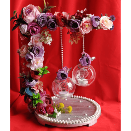 Elegant Personalized Ring Platter - Perfect for Engagements M3