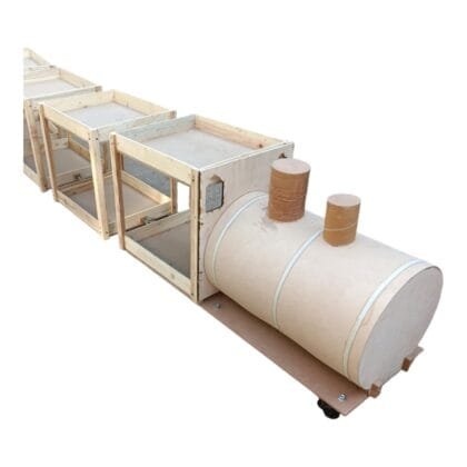 Jumbo Double decker train for wedding decoration coatches 4+1 Engine tray size 16x21 inches