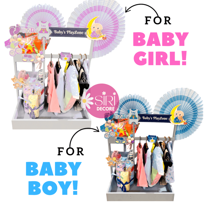 Plain Wooden Baby Shower Crate Closet Baby Basket with Handle Baby New Parent Party Newborn Baby Gifts - Image 4