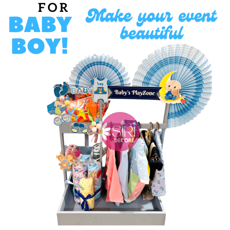 Plain Wooden Baby Shower Crate Closet Baby Basket with Handle Baby New Parent Party Newborn Baby Gifts - Image 5