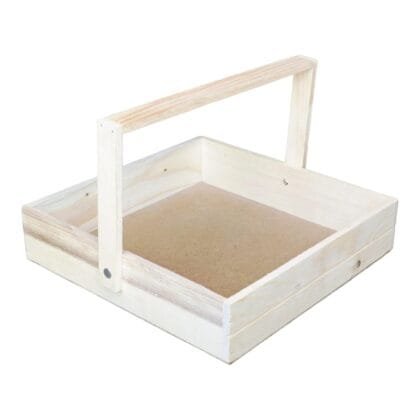 wooden hamper for gift decoration empty House Hold Decorations Pine Wood Gifting hamper| Fancy Handmade ideal for Gifting (Square) Box 10x10x2 inch