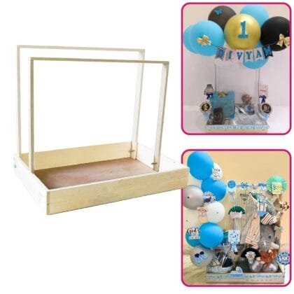 Baby hamper cloth packing wooden tray basket hamper for baby gift decoration Decorations Wooden tray Gifting tray for BabyBoy